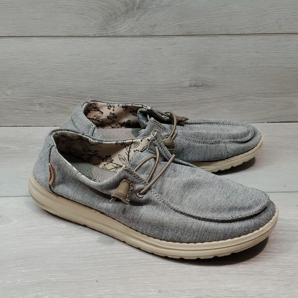 Hey Dude Womens Wendy Stretch Steppa Loafer Slip on shoes sz 7